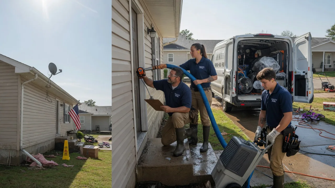 Ceiling Water Damage Restoration in Kansas, OH near me